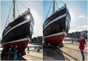 Tonnenleger Hildegard - eines der meistfotografierten Husumer Hafenmotive