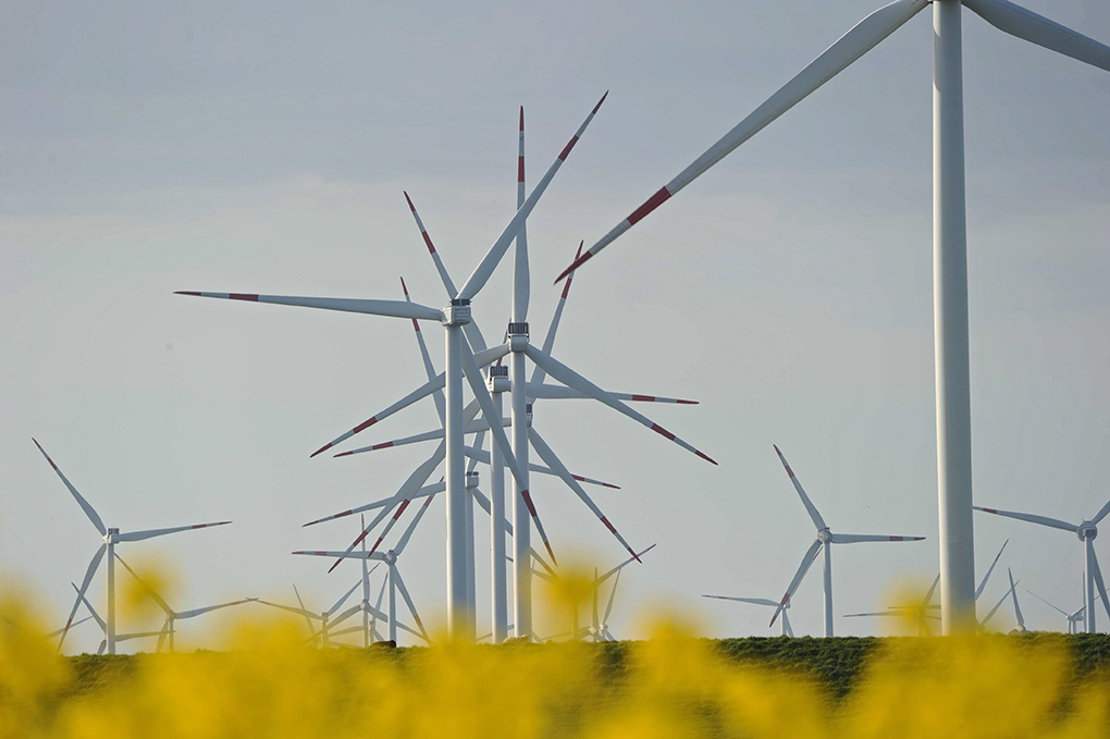 Windkraftanlagen in den Reußenkögen